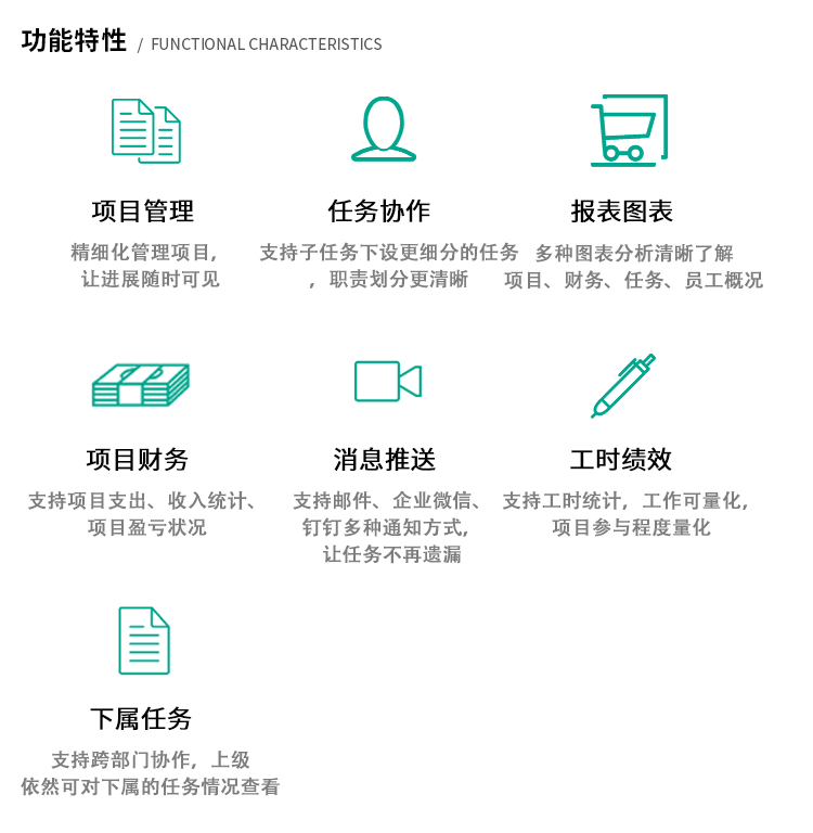 项目管理、任务分配、协同办公管理分析后台 电脑版